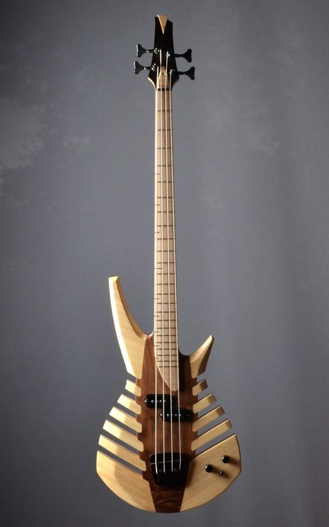 Bass Guitar Design, Custom Bass Guitar, Custom Bass, Bass Guitar Lessons, Guitar Diy, Electric Guitar Design, Guitar Finishing, Handmade Guitar, Prs Guitar