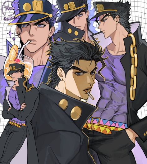 Jojo Stardust Crusaders, Jojos Bizarre Adventure Jotaro, Jojo's Adventure, Jojo Parts, Jojo's Bizarre Adventure Anime, Jotaro Kujo, Jojo Anime, Jojo Memes, My Hero Academia Episodes