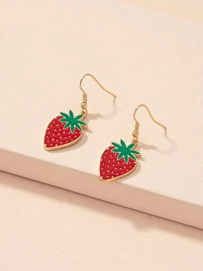 Shoes Bags Accs| Shop Fashion Shoes Bags Accs Online Canada| SHEIN Canada Accesorios Aesthetic, Funny Earrings, 9th Birthday, Strawberries, Fashion Shoes, Shoe Bag, Drop Earrings, Birthday, Funny