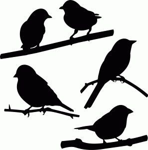 Bird Silhouettes, Vogel Silhouette, Shape Ideas, Bird Stencil, Silhouette Curio, Silhouette Stencil, Bird Silhouette, Animal Silhouette, Tree Silhouette