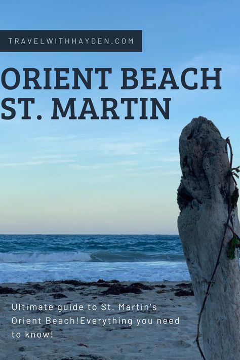 🏖️ Orient Beach on the Caribbean island St. Martin is one of my favorite beaches in the world! Find out why and everything you need to know in this full guide! 🇲🇫 Orient Beach St Martin, Saint Marteen, St Marteen Island, St Martin Caribbean, Martin French, St Marteen, Saint Martin Island, Bahamas Travel, St Maarten