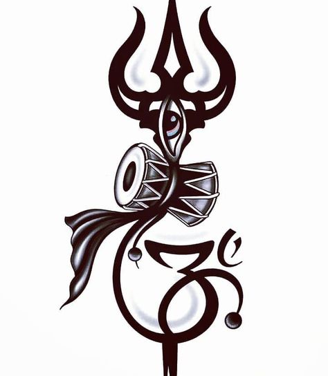 Trisula Design, Mahakal Tattoo Png, Trisula Tattoo, Trisula Tattoo Design, Trishool Tattoo, Om Trishul Tattoo, Hindu Tattoos, Trishul Tattoo Designs, Trishul Tattoo