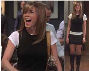 Is it wrong that i get inspiration from rachel green?..no not at all...Jennifer Aniston Wore Her Theory Chaz Sweater Vest Estilo Rachel Green, Rachel Green Friends, Rachel Green Style, Rachel Green Outfits, Rachel Friends, Green Sweater Vest, Sweater Vest Outfit, Jennifer Aniston Style, Jenifer Aniston