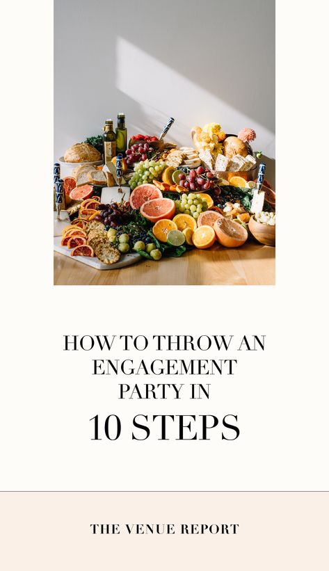 Throwing An Engagement Party, Engagement Party Dinner Food, European Engagement Party, How To Throw An Engagement Party, Southern Engagement Party, Engagement Party Styling, Engagement Party Menu Ideas, Casual Engagement Party Ideas, Winery Engagement Party