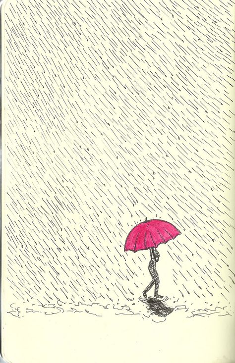 Umbrella Images, Clouds And Rain, I Love Rain, Rain Art, Umbrella Art, Red Umbrella, Love Rain, Under My Umbrella, Singing In The Rain