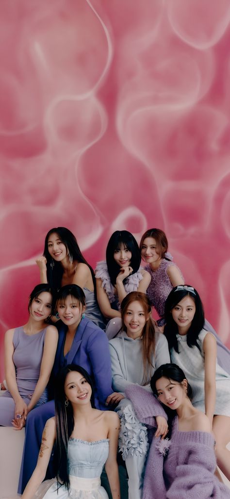 #TWICE Wallpaper Ot9 Twice Wallpaper, Twice Logo, Cool Kpop Wallpapers, Twice More & More, Twice Photoshoot, Kpop Backgrounds, Twice Group, Twice Wallpaper, Sana Jihyo