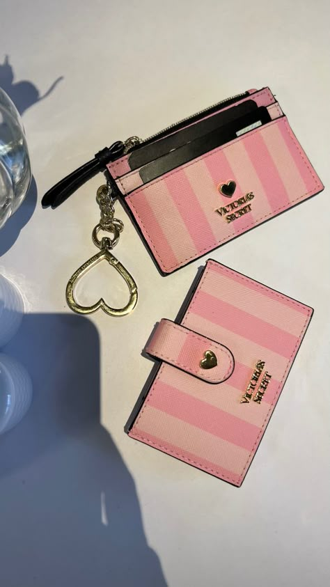 Vs Wallet, Victoria Secret Wallet, Victoria's Secret Aesthetic, Secret Wallet, Handbag Essentials, Cute Wallets, Girly Bags, Pink Girly Things, No Facebook