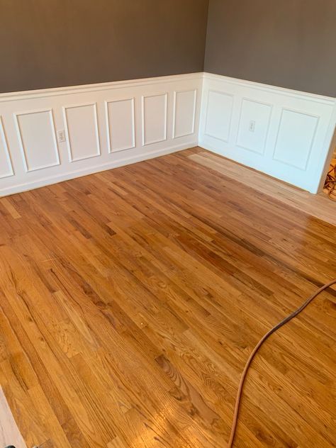 Red Oak Hardwood Floors Living Room, Decorating With Red Oak Floors, Hardwood Floors Red Oak, Natural Hardwood Floors Kitchen, Red Oak Natural Hardwood Floors, Paint Colors For Red Oak Floors, Red Oak Floors Refinished, Kitchen With Red Oak Floors, Red Oak Floors Natural Matte Finish