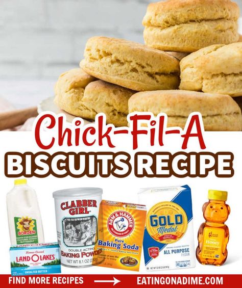 Chick Fil A Biscuit Recipe Copycat, Chic Fil A Biscuit Recipe, Chickfila Biscuit Recipe, Copycat Popeyes Biscuits, Lucilles Biscuit Recipe, Chick Fil A Biscuit Recipe, Biscuitville Biscuit Recipe, Mcdonald's Biscuit Recipe, Honey Biscuit Recipe