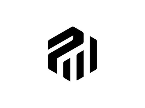 P hexagon logo design. by Emir Kudic on Dribbble Hexagon Logo Design, P Logo Design, Property Logo, Hexagon Logo, Black And White Logos, H Logos, Abstract Pattern Design, Animal Logo, 로고 디자인