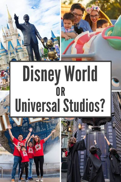 Explore the magic and thrills in our guide comparing Universal Studios vs Disney World, helping families choose their perfect vacation. Disney Universal Studios, Travel Florida, Usa Bucket List, Holiday Tips, Should I Stay, Dream Family, Disney Travel, Usa Travel Guide, Us Travel Destinations