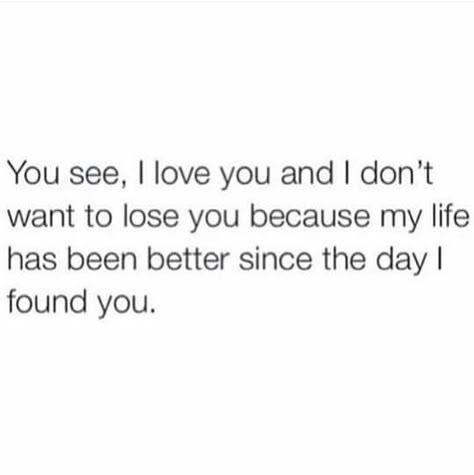 Yes I do love you. My life became wonderful when you came into my life..I only hope you will find your way back to me Short Love Quotes, Dont Want To Lose You, Qoutes About Love, Cute Texts For Him, Simple Love Quotes, Couple Quotes, Crush Quotes, Pinterest Board, Quotes For Him