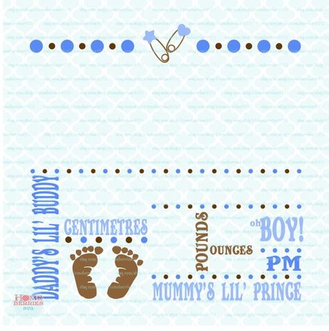 Birth Announcement Template svg Birth svg Baby svg | Etsy Birth Stats Template, Boy Birth Announcement Card, Birth Facts, Baby Boy Birth Announcement, Birth Announcement Template, Baby Birth Stats, Newborn Announcement, Cricut Baby