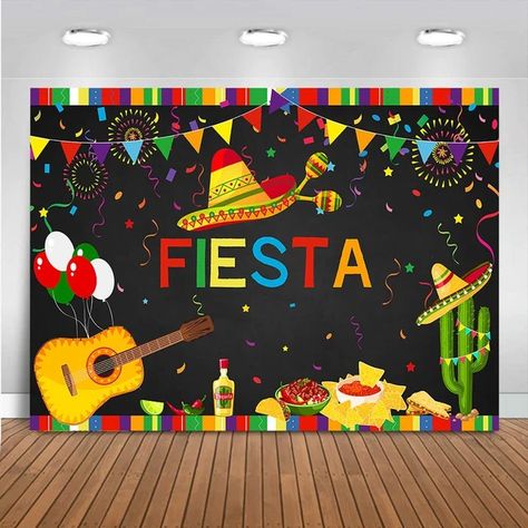 Mexican Birthday Party Decorations Taco | Mexican Fiesta Decoration - Birthday Party - Aliexpress Birthday Bg, Birthday Party Photography, Fiesta Party Decorations, Party Photo Backdrop, Birthday Photo Booths, Photo Booth Background, Mexican Theme, Pool Party Decorations, Fiesta Theme