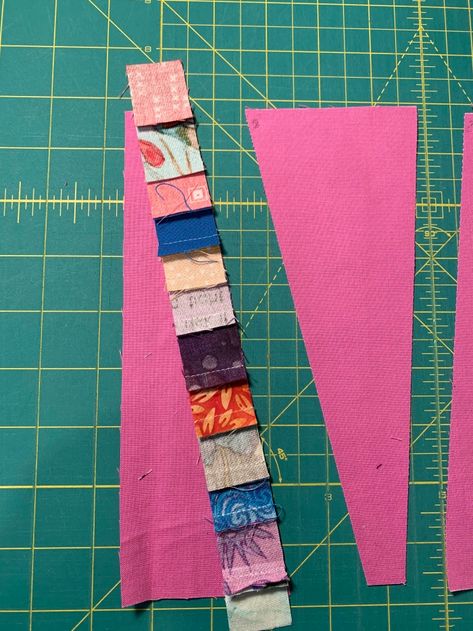 How I Make a “Tree” Quilty Block | Louisa Enright's Blog Turkey Tracks, Amanda Jean, Crumb Quilt, Modern Quilt Blocks, Quilt Tips, Abstract Quilt, Scrappy Quilt Patterns, Block Quilt, String Quilts