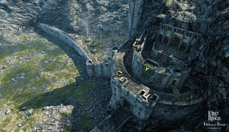 Helm’s Deep Map for Minecraft 1.8.7 Helms Deep, Lord Of, Lotr Art, The Two Towers, Fantasy Castle, Jrr Tolkien, Legolas, Famous Places, 3d Artist