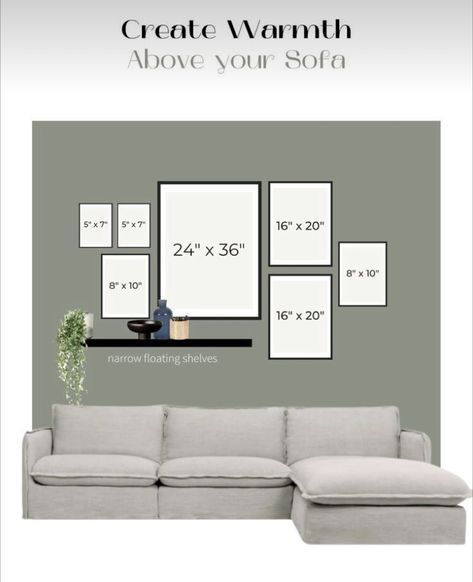 Living Room Shelves Above Tv, Wall Decorations Behind Couch, Living Room Wall Decor Ideas Above Couch Apartment, Large Photos Behind Couch, Living Room Wall Decor Ideas Above Couch Art Floating Shelves, Feature Wall Behind Couch, Cube Shelf Behind Couch, Gallery Wall With Shelves Over Couch, Lounge Wall Ideas Behind Sofa