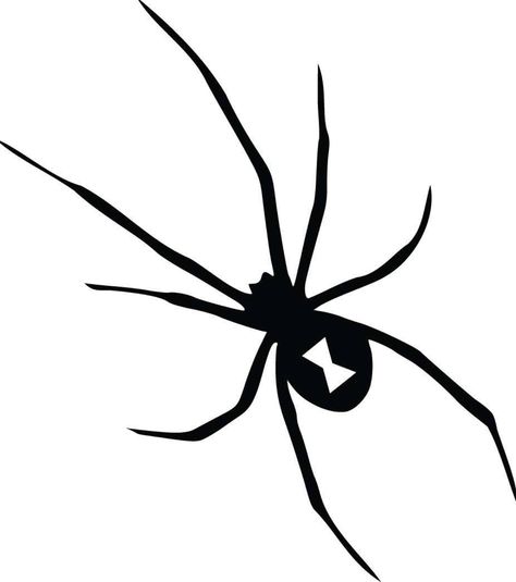 Small Black Widow Tattoo Simple, Black Widow Line Art, Simple Black Widow Tattoo, Black Widow Tattoo Stencil, Y2k Spider Tattoo, Black Widow Hand Tattoo, Black Widow Spider Tattoo Design, Black Widow Silhouette, Black Widow Drawing