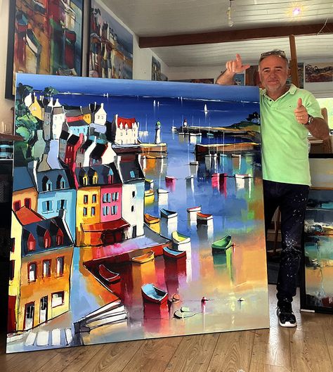 Les nouvelles toiles – Eric Le Pape Caribbean Art, Color Schemes Colour Palettes, Sea Painting, Knife Painting, Mini Paintings, Boho Wall Art, Color Schemes, Color Palette, Painter