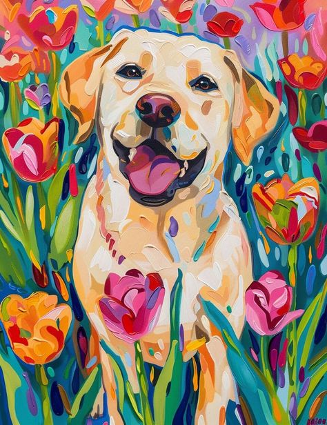 Acrylic Painting Animals, Paintings Home Decor, Famous Art Pieces, Nova Art, Animal Paintings Acrylic, Suzys Zoo, Dog Portraits Painting, Two Years Later, History Of Art