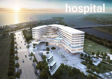 Parking Plan, Condominium Architecture, Hospital Design Architecture, Site Plan Design, Conceptual Model Architecture, Hotel Design Architecture, Modern Hospital, Hospital Architecture, Concept Models Architecture