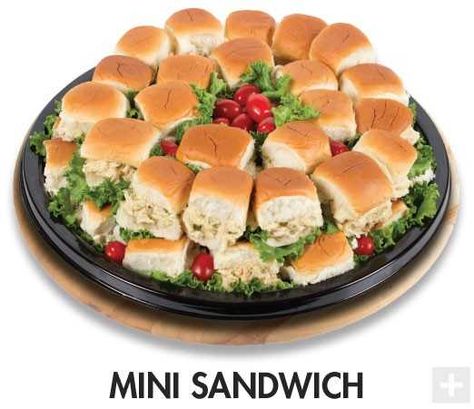 Food lion kings Hawaiian chicken salad $50 Cookout Meals, Sandwiches Party Tray, Sandwiches Party, Party Food Trays, Sandwich Platters, Deli Platters, Lion Kings, Fruit Board, Lion Party