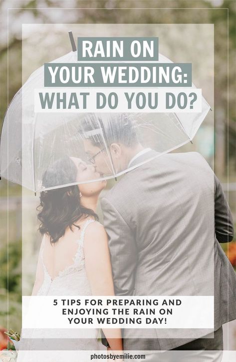 Rain On Wedding Day, Rainy Wedding Photos, Small Private Wedding, Rain Wedding, Wedding Day Tips, Edmonton Wedding, Rainy Wedding, Outside Wedding, Wedding Registry