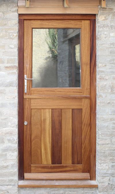 Stable Doors Ideas House, Stable Back Door, Stable Front Door, Oak Stable Door, Oak Cottage Door External, House Exterior Cladding, Entrance Wood Door, Dutch Doors Diy, Dutch Doors Exterior