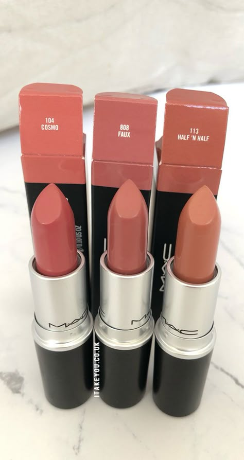 Mac Half N Half Lipstick, Mac Cosmo Lipstick, Faux Mac, Mac Lipstick Cosmo, Mac Cosmetic, Mac Lipstick Shades, Mac Cosmetics Lipstick, Lipstick Mac, Wedding Readings