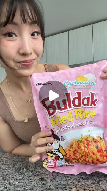 Skyler Lee on Instagram: "🏃🏻‍♀️ back to Hmart I go for these Buldak fried rice packets 🥹 #buldak #buldakfriedrice" Cheese Buldak Recipe, Buldak Recipe, Buldak Ramen Recipe, Buldak Ramen, Ramen Recipes, East Asian, February 19, Chicken Flavors, Spicy Chicken