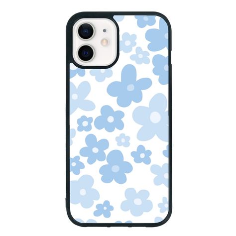 PRICES MAY VARY. COMPATIBLE & USER-FRIENDLY: Perfect fit for iPhone 12 case (6.1 inch). Easy access to all buttons and ports with raised bezel detail. Seamlessly compatible with magnetic car mounts and phone ring holders. The TPU and AL(thermoplastic polyurethane and aluminium) materials ensure the blue flower print phone case is flexible, making it easy to attach and remove from your smartphone HIGHLY PROTECTIVE: Shock Absorbing. TPU and AL hybrid materials in this protective flower phone case Blue Preppy Phone Case, Blue Flower Phone Case, Wallflower Phone Cases, Iphone 12 Phone Cases Aesthetic, Cute Iphone 12 Cases, Iphone 10 Cases, Phone Cases 11, Phone Cases Preppy, Iphone 12 Phone Cases