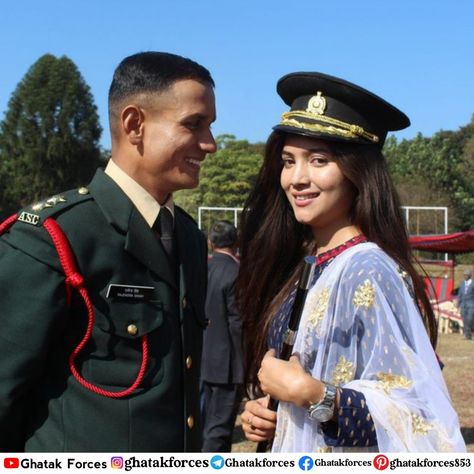 #ghatakforces
#nda
#indianarmy Army Couple Photography, Indian Army Special Forces, National Defence Academy, Indian Army Quotes, Cute Music, Motivation Youtube, Army Images, Military Couples, Army Couple