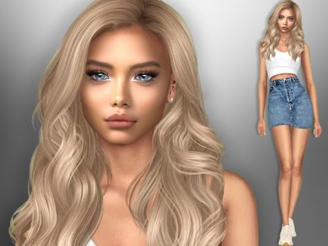 The Sims Resource - Ruslana Bundeva Sims 4 Cheats, Sims Baby, Pelo Sims, Free Sims 4, Sims 4 Cc Skin, Tumblr Sims 4, Sims 4 Characters, Sims Hair, Sims 4 Cc Finds