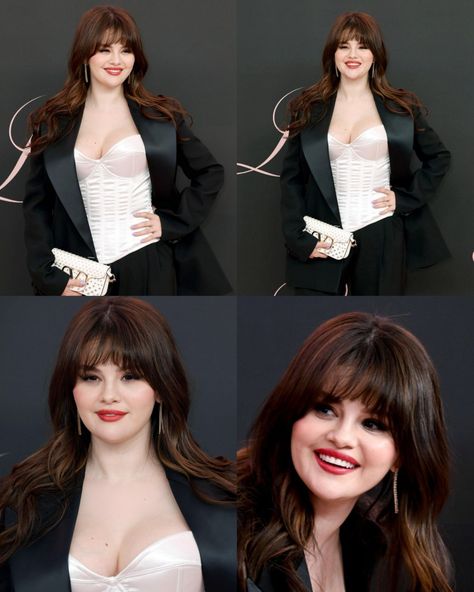 Selena Gomez
Bangs Selena Gomez With Bangs, Bang Hairstyles, Selena Gomez In Black, Selena Gomez Hair, Selena Gomez Hairstyles, Everyday Hair, Selena Gomez Bangs, Wispy Bangs Round Face, Brown Hair Bangs