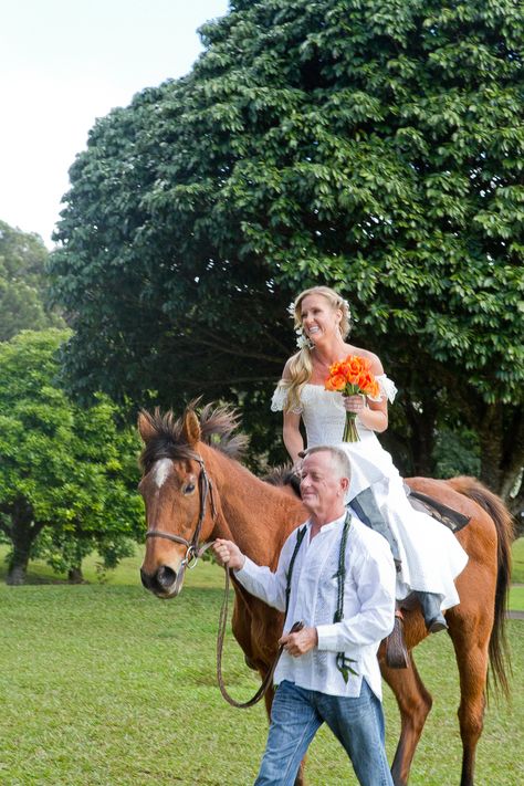 Why not have your dad walk you down the isle as you ride a horse to the altar? Ride A Horse, Crystals Wedding, Riding A Horse, The Isle, Crystal Wedding, A Horse, Horse Riding, Future Wedding, Wedding Photo