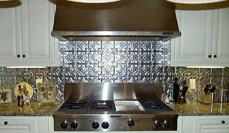 Tin Tile Backsplash, Removable Backsplash, Kitchen Credenza, Replacing Kitchen Countertops, Unique Kitchen Backsplash, Beadboard Backsplash, Rental Kitchen, Kitchen Backsplash Ideas, Herringbone Backsplash