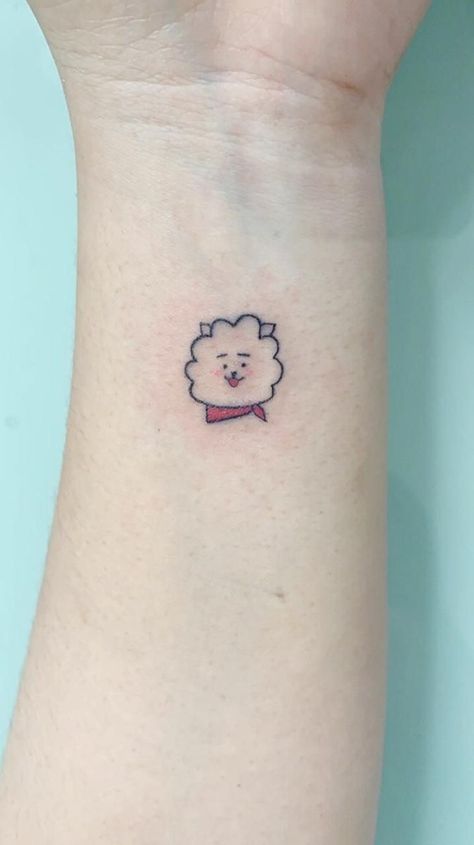 Shi⁷🔮|22.06.10 on Twitter: "Small BTS inspired tattoos A thread~… " Small Bts Inspired Tattoos, Bt21 Tattoo, Bts Inspired Tattoos, Rj Tattoo, Kpop Tattoo, Rj Bt21, Bts Tattoo, Kpop Tattoos, Bts Tattoos