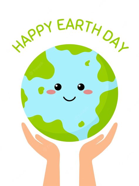 Premium Vector | Happy earth dayhands holding globe earth happy earth day post greeting cartoon style Earth Day Post, Earth Cartoon, Earth Day Pictures, Globe Earth, Nice Quotes, Happy Earth Day, Earth Globe, Simple Cartoon, Happy Earth