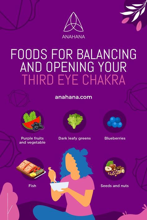 5 Foods to Open Your Third Eye Third Eye Foods, Chakra Eating, Third Eye Chakra Healing, Third Eye Meditation, Sixth Chakra, Ajna Chakra, Open Your Third Eye, Food Magic, 3rd Eye Chakra