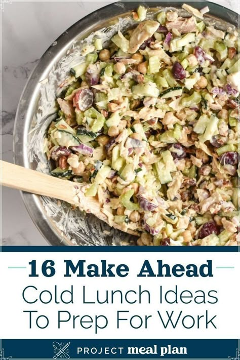 Easy Lunch Prep, Cold Lunch Ideas For Work, Sandwiches Lunch Ideas, Healthy Cold Lunches, Lazy Meal Prep, No Heat Lunch, Easy Lunches For Work, Make Ahead Lunch, Cold Lunch Ideas