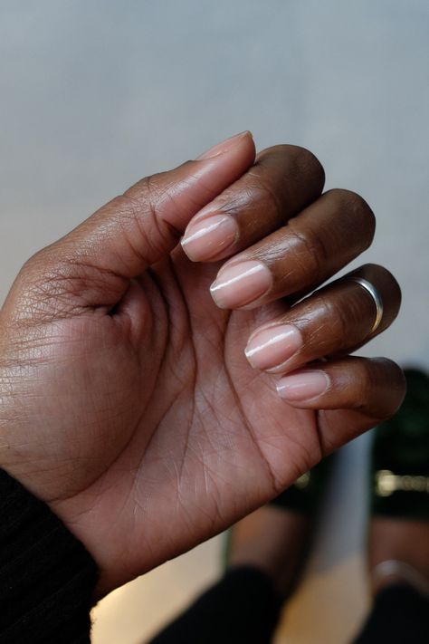 Clean Nails Brown Skin, Natural Nails Manicure Short, Simple Clean Manicure, Bare Hands Manicure, Natural Manicure No Polish, Regular Polish Nails Manicures, Pretty Plain Nails, Plain Manicure Natural Nails, Natural Manicure Nails