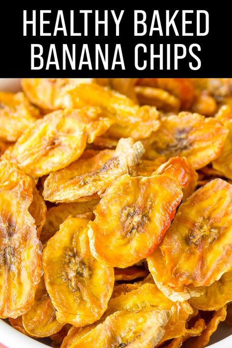 Looking for more nutritious options to make for your family or friends? Today we add Healthy Baked Banana Chips to our repertoire of healthy baked snack recipes. Baked Banana Chips, Healthy Baked Snacks, Banana Chips Recipe, Banana Desserts, Dried Banana Chips, Healthy Casserole Recipes, A Spicy Perspective, Zucchini Chips, Dried Bananas