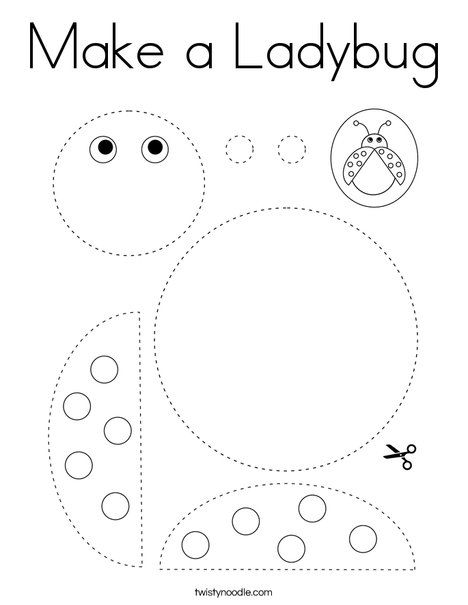 Ladybug Prek Activities, Ladybug Craft For Kindergarten, I For Insects Preschool, Lady Bug Preschool Activity, L Is For Ladybug Craft, Ladybug Activities For Kids, How To Make A Ladybug, Spring Crafts For Kids Printable, Ladybug Worksheets Preschool