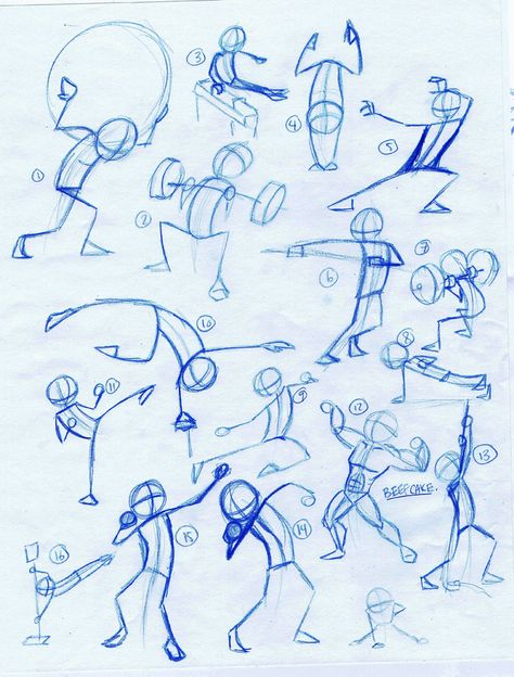 Honey Bunches of Awesome: Animation Mentor Class 1-week 8 and 9 Drawing Poses Animation, Strength Poses Drawing, Body Animation, Stickman Drawing, Animation Poses, Animation Mentor, How To Draw People, 얼굴 드로잉, Draw People