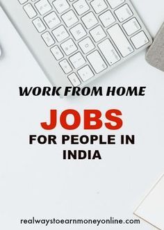 Work from home jobs for people in India. via @RealWaystoEarn Work From Home India, Teen Money, Make Money Writing, Hobbies That Make Money, Data Entry Jobs, Legitimate Work From Home, Jobs For Teens, Online Jobs From Home, Money Making Jobs