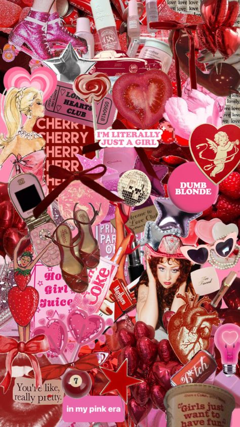 Y2k Collage, Beachy Wallpaper, Background Collage, Y2k Barbie, Punk Wallpaper, Rose Gold Wallpaper, Chappell Roan, Pink Girly Things, Iphone Wallpaper Girly