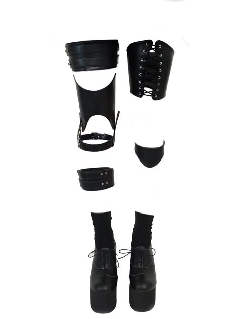 Turn heads in these eye-catching and truly unique leg harnesses that adorn your thighs, knees, or calves. Amp up any outfit with your favorite combination on one or both legs. Handmade, 100% cruelty free, and made of high-quality PVC Includes one piece 100% PVC Handmade 🌱Vegan🌱 Leg Harness, Gold Bar Necklace, Grunge Goth, Goth Outfits, Gothic Outfits, Outfit Shoplook, Cosplay Outfits, Edgy Outfits, Character Outfits