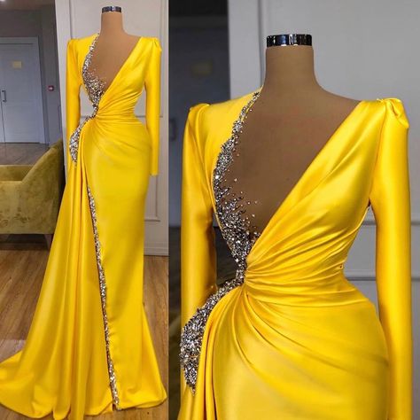 ANDREW of #ThePageantSpotlight’s Instagram profile post: “Bold, bright and beautiful ☀️ did you know that yellow is the colour of joy? 😄 this incredible piece by #ValdrinSahiti is certainly one,…” Yellow Pageant Dresses, Yellow Prom Dresses, Yellow Prom, Gown Pictures, Long Evening Dresses, Prom Dresses Yellow, فستان سهرة, Pageant Dress, Gala Dresses