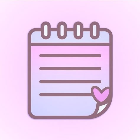 Notes Icon Pink, Notes Logo, Notes App Icon, Purple App Icon, Keep Notes, Cover App, Notes Icon, Whats On My Iphone, App Home Screen