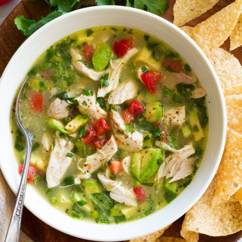 Avocado Soup, Fresh Tortillas, Keto Challenge, Cooking Classy, Chicken Avocado, Chicken Flavors, Keto Meal Plan, Keto Recipes Easy, Keto Diet Plan